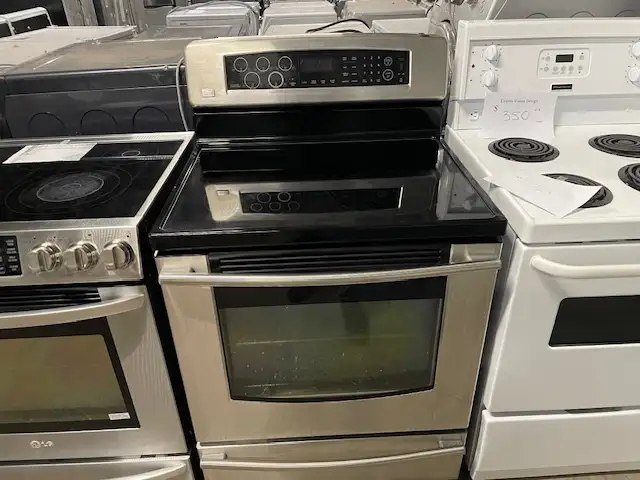 Cuisinière stainless vitrocéramique convection LG