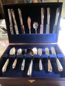 #65-42   ELAINE silverware set for 6 - Photo 2
