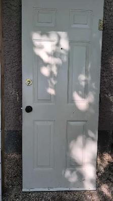 32' steel insulated door with frame - Photo 2