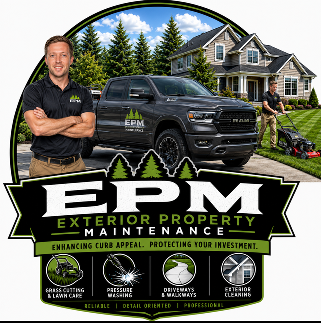 Exterior Property Maintenance, Grass Cutting, Pressure Washing