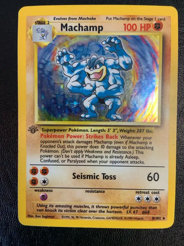 Raw Machamp First Edition  8/102