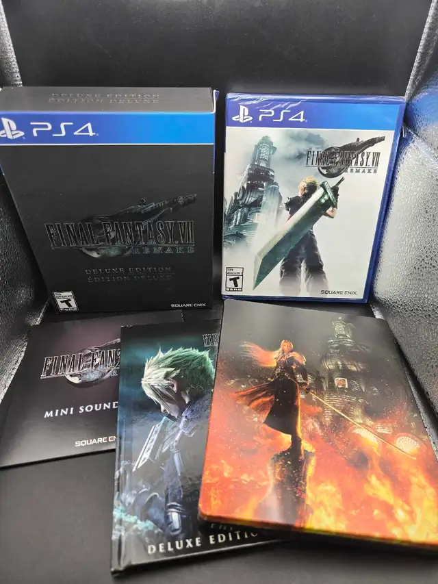 PS4 FINAL FANTSY VII REMAKE DELUXE EDITION