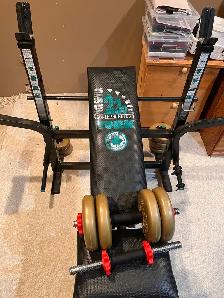 Bench and Weights