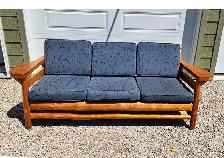 VINTAGE PINE COTTAGE COUCH - WIARTON FURNITURE