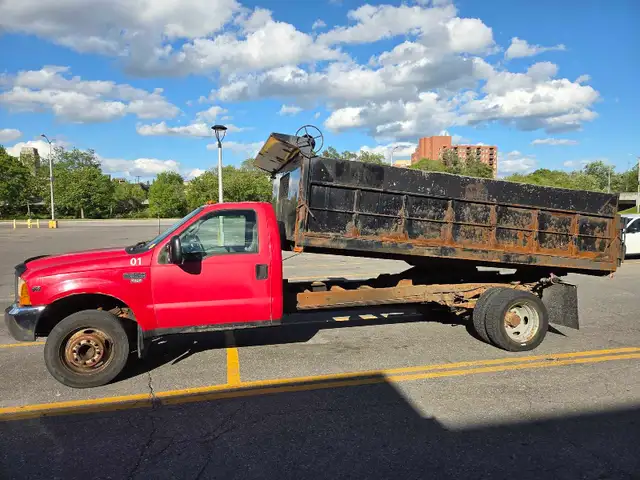 1999 ford f550 dump truck