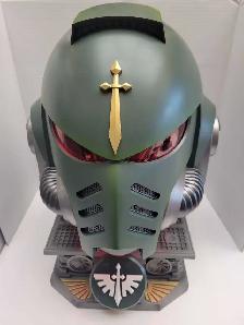 Warhammer 40K Space Marines  Dark Angel MkX 1:1 Helmet