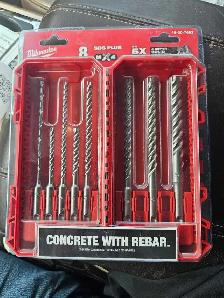 New Milwaukee 4 cutter, concrete bits