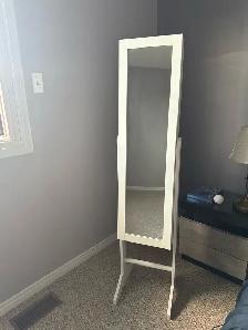 Mirror stand - Full-Length Mirror with jewelry organizer