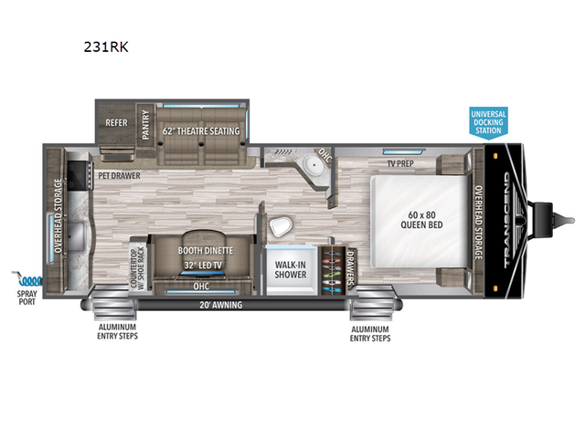 2023 Grand Design Transcend Xplor 231RK