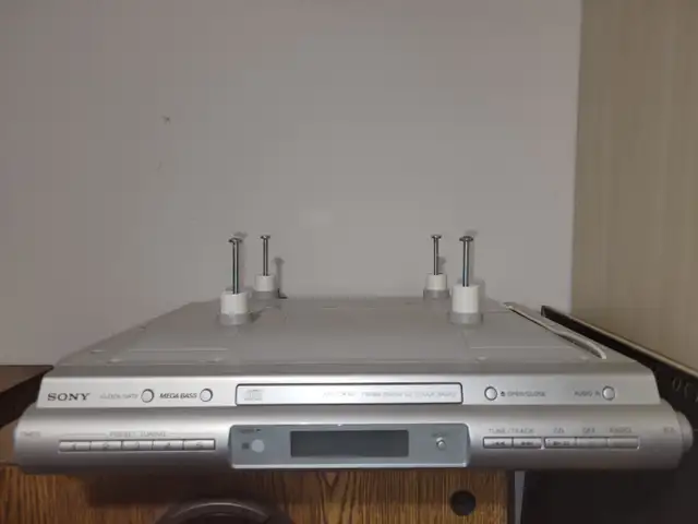 Sony under cabinet kitchen cd clock radio