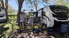 seasonal campsite with trailer for sale - Photo 2