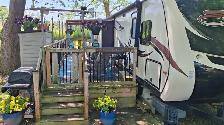 trailer for sale on seasonal campsite. - Photo 7