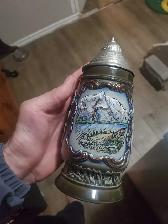 Vintage beer German steins
