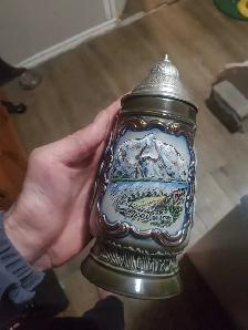 Vintage beer German steins