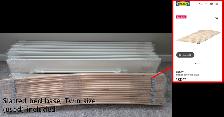 IKEA loft bed (white/light green) with desk, closet and 3 drawer - Photo 9