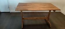 Dinning Table--Solid acacia( 140 x 76 cm), Ask for: $165 - Photo 3