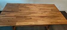 Dinning Table--Solid acacia( 140 x 76 cm), Ask for: $165 - Photo 4