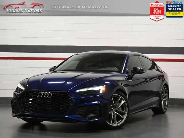 2021 Audi A5 Sportback Progressiv S-Line No Accident Sunroof Nav