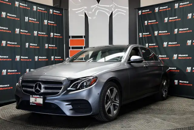 2018 Mercedes-Benz E-Class E300 4MATIC - MAGNO GREY|PANO|NAVI|CA