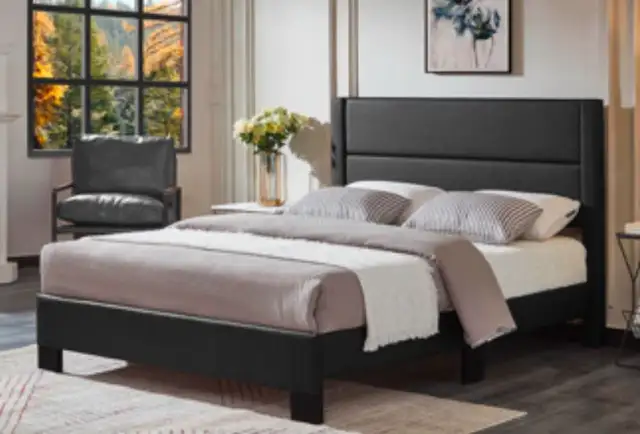 Queen size bed frame & mattress - Cash on delivery