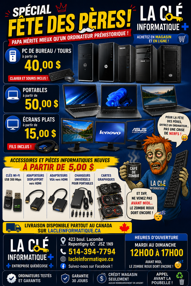 SPÉCIAL FÊTE DES PÈRES