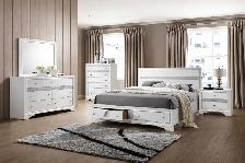 White Bedroom furniture 4 Pieces Set