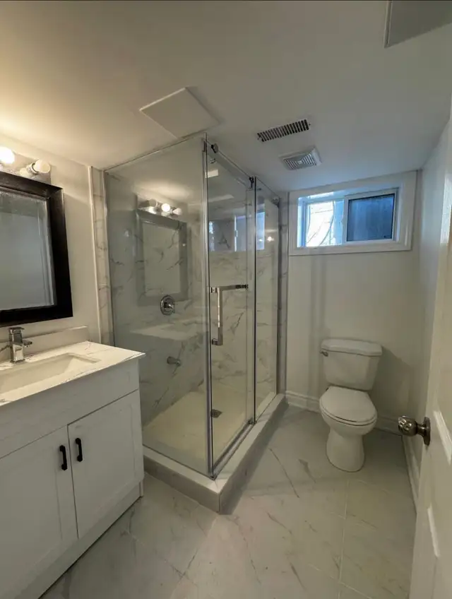 2 bed 1 bath ,laundry inside,Basement unit rent