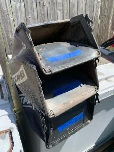 various lawnmower rear baggers/ sizes on pictures/25.00 each