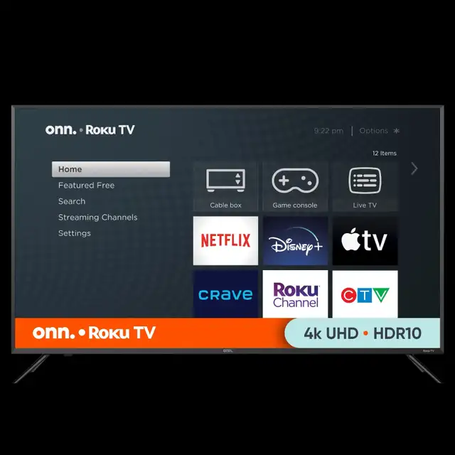 50 " 4K uhd hdr tv with wall mount