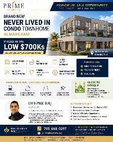 Condo Townhome for sale Markham