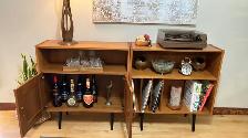Mid century. TEAK TECK meubles. Buffet, bibliothèque, bahut disq - Photo 6