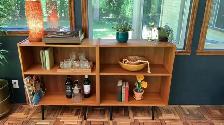 Mid century. TEAK TECK. Buffet, bibliothèque, bahut disques viny - Photo 3