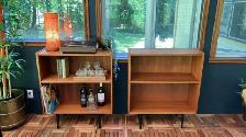 Mid century. TEAK TECK. Buffet, bibliothèque, bahut disques viny - Photo 4