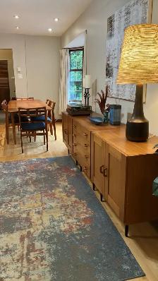 Mid century. TEAK TECK Meubles. Ensemble de salle à manger. Tabl