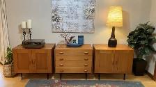 Mid century. TEAK TECK Meubles. Ensemble de salle à manger. Tabl - Photo 9
