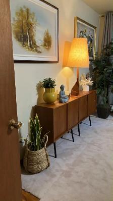 MCM vintage. TECK TEAK. Modulaire. Buffet, vaisselier, crédence,