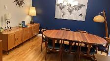 Mid century MODULAR TECK TEAK Buffet, console table, bar, bahut - Photo 7