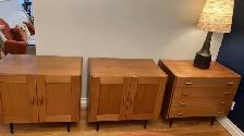 Mid century MODULAR TECK TEAK Buffet, console table, bar, bahut - Photo 9