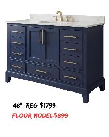 bathroom vanities quartz countertops LED mirrors