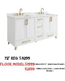 bathroom vanities quartz countertops LED mirrors - Photo 2