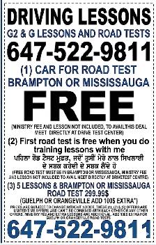 Professional Driving Lessons G2 and G
