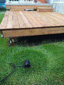 8x8 pressure treated deck - Photo 2