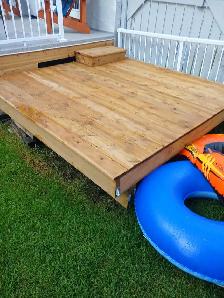 8x8 pressure treated deck - Photo 3
