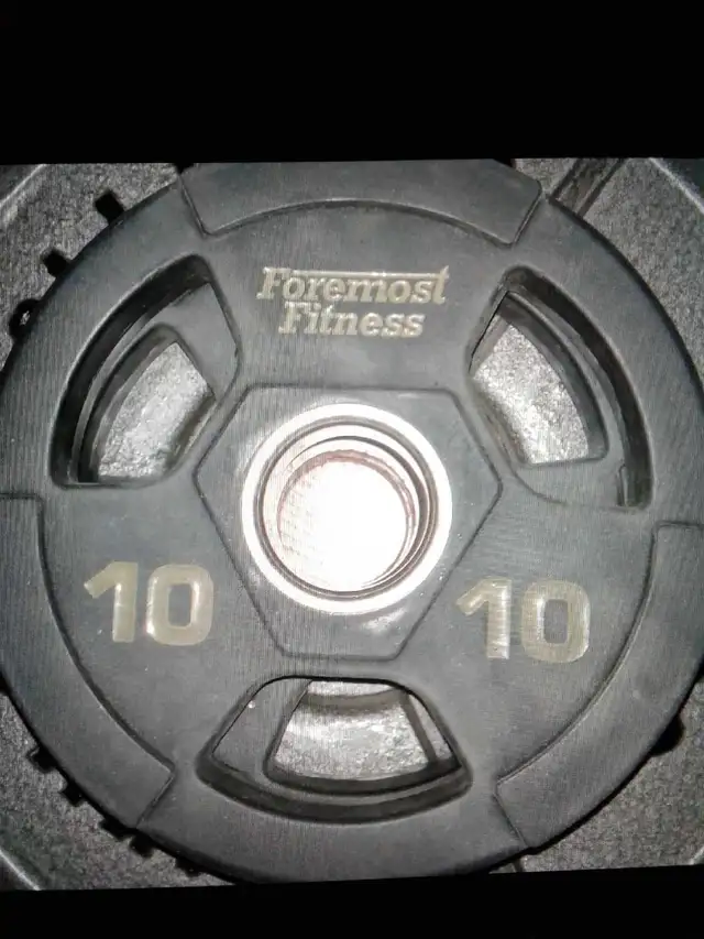 Trading Olympic weights for 1 inch  or dumbbells/kettlebells