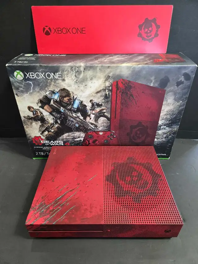2TB Gears Of War Xbox One S In Box
