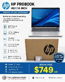 HP ProBook 440 G1I – 14″ Laptop — $749 CAD