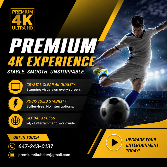 Reliable 8K tv subscription - no issues