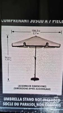garden umbrella