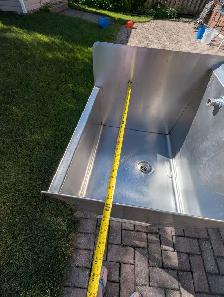 Commercial stainless steel utility Sink - Photo 4
