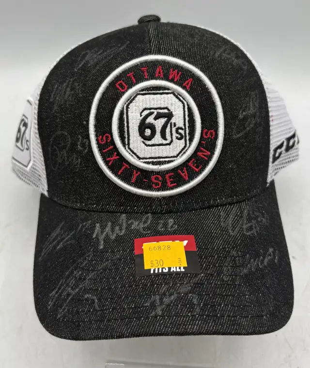 NEW CCM Team Signed 67s Hockey Ballcap Hat
